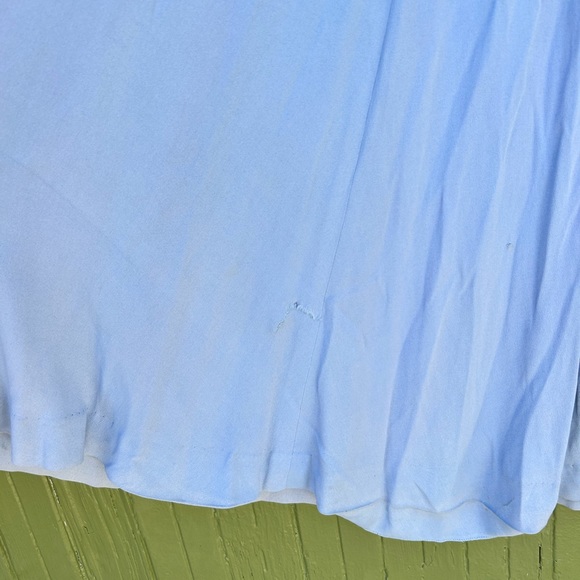 Vintage Blue dress with gold appliqué - Picture 9 of 9